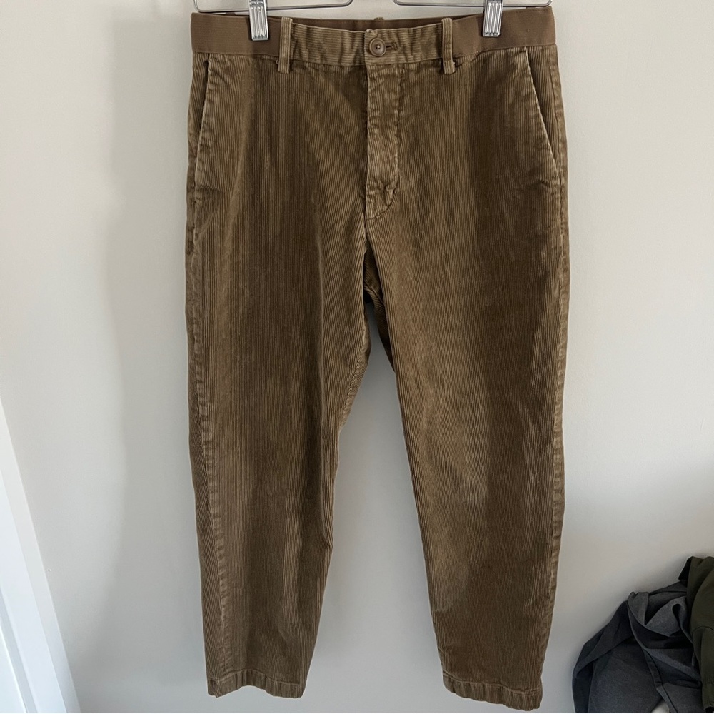 Uniqlo men’s casual pants brown ankle pants